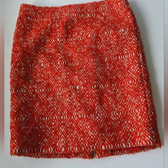J. Crew Dresses & Skirts - J. Crew Wool Blend No. 2 Pencil Skirt 4P Orange
